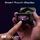 Promate Arix HD TWS Earbuds with ANC, ENC & Smart IPS Touch Display (Black)
