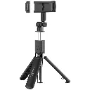 Porodo Blue FlexiTripod Selfie Stick with Foldable Tripod (Black)