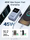 UGREEN Nexode Power Bank 10000mAh 55W 2 Ports Built-in Cable