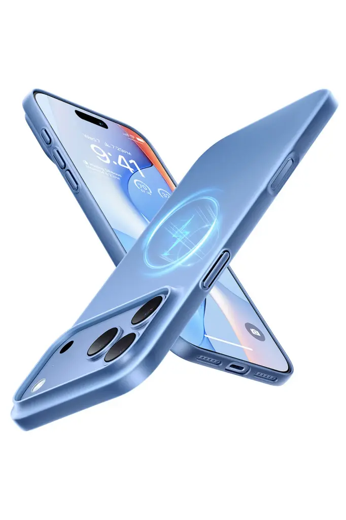 Torras OriginFit-Mag Case for iPhone 18 Pro (Light Blue)