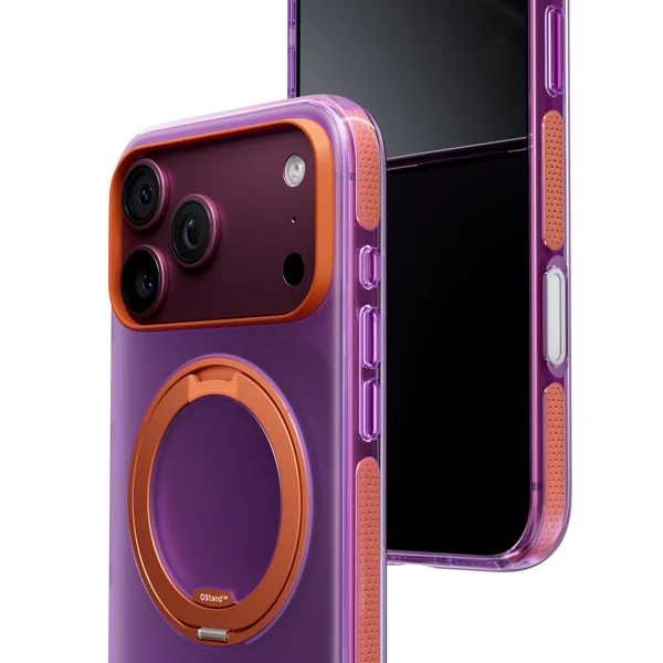Torras Ostand O3 Hue Case for iPhone 18 Pro Max (Sweet Plum)
