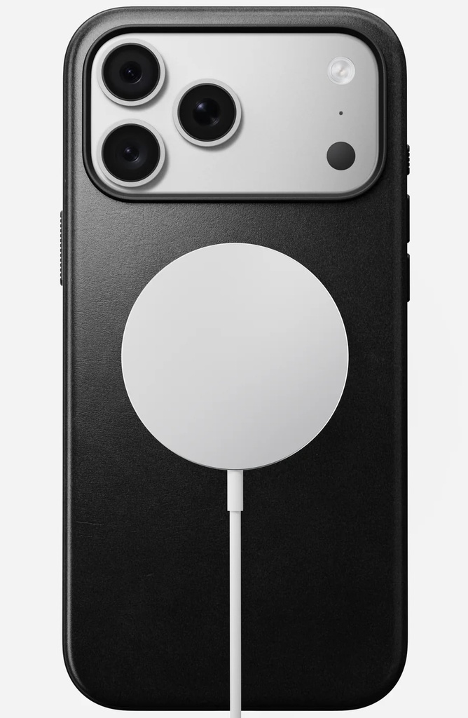 Nomad Modern Leather Case for iPhone 18 Pro Max (Black)