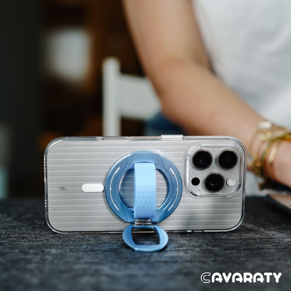 Rocket Magnetic Phone Grip With Stand Holder (Sky Blue)