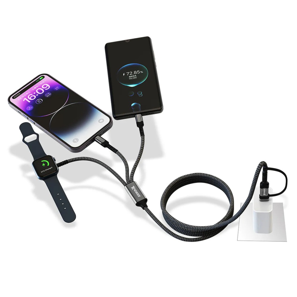 Xpower 60W 6in1 Charging Cable (Black)