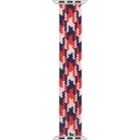 WIWU Braided Solo Loop Watchband For iWatch 42-44mm / M:142mm (Pink/Red/Blue)