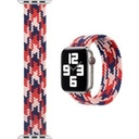 WIWU Braided Solo Loop Watchband For iWatch 42-44mm / S:130mm (Pink/Red)
