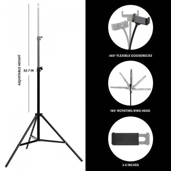 LuMee Studio 18" RGB Ring Light (Black)