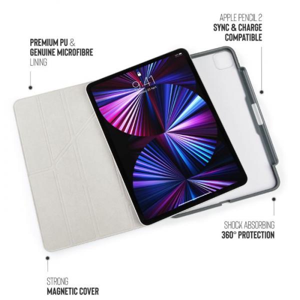 Pipetto Origami Pencil Case 11 inch 1st, 2nd & 3rd 2021 (Dark Grey)