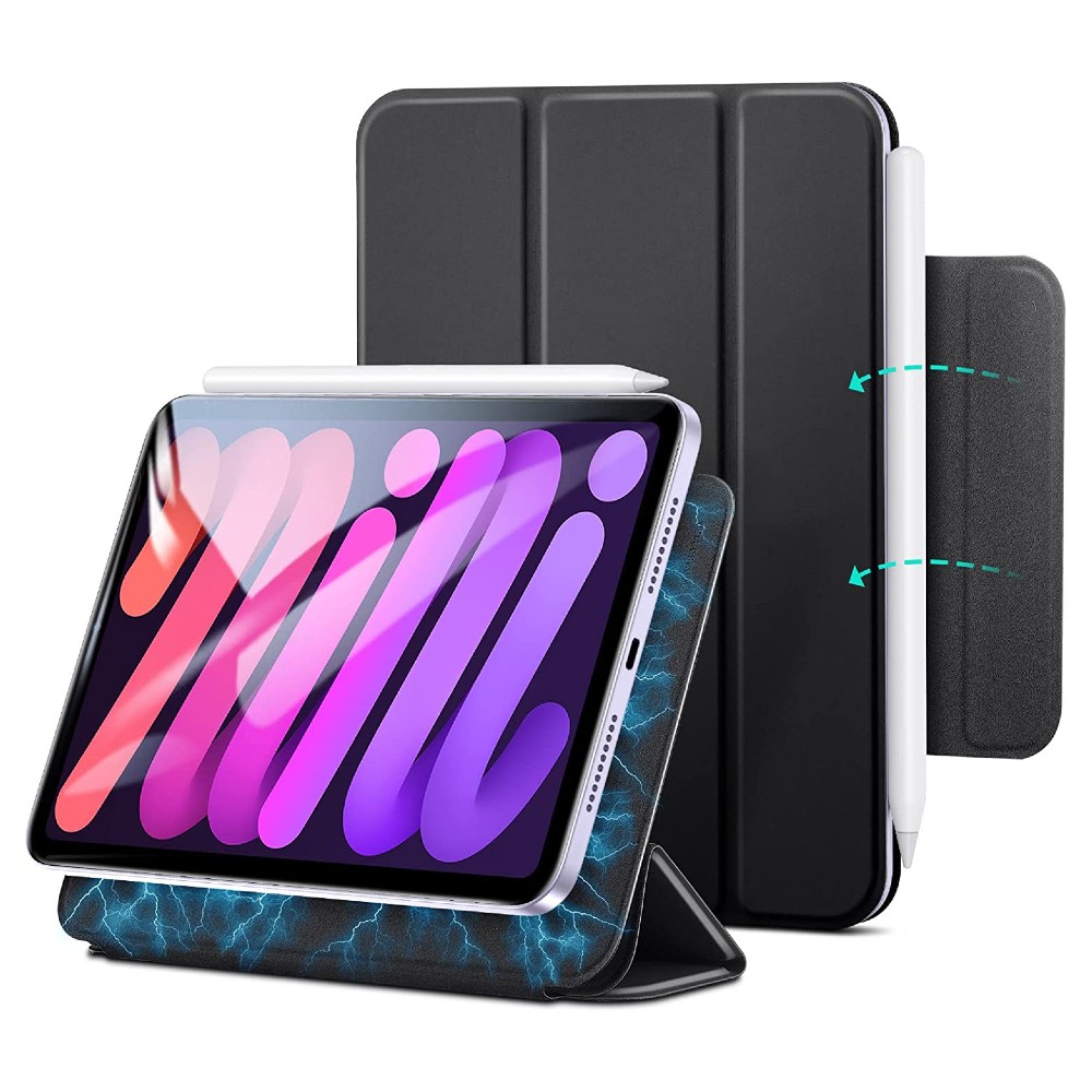 إي إس آر كفر ريباوند مغناطيسي بمشبك آيباد ميني 2021 (أسود)