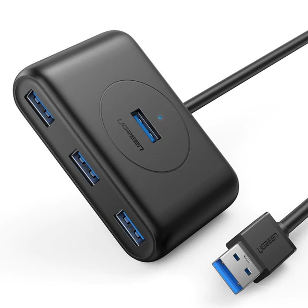 UGREEN 4-in-1 USB 3.0 Data Hub 0.5m (Black)