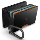 Spigen Universal Card Holder Wallet S with Card Key Ring (Black)