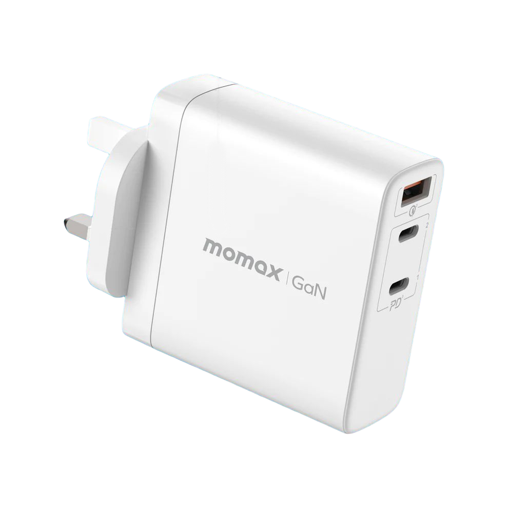 Momax ONEPlug 140W 3-Port GaN Charger (UK) (White)