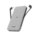 Momax Q.Power TOUCH 2 Wireless Charging Power Bank 10000mAh (Light Grey)