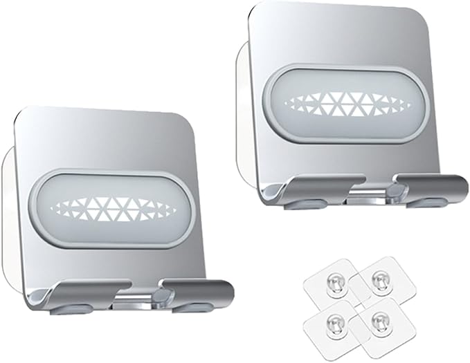 Aukvite B10 Wall Phone Holder (Silver)