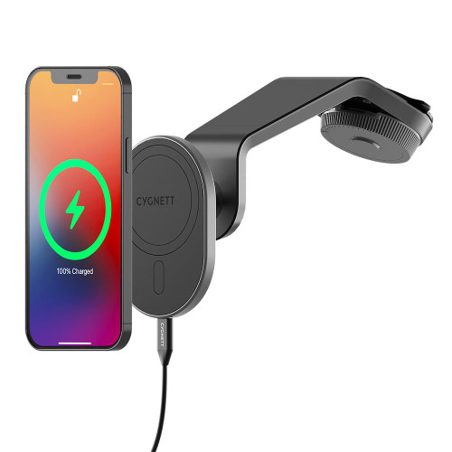 Cygnett MagHold Magnetic Car Window Wireless Charger Gen II