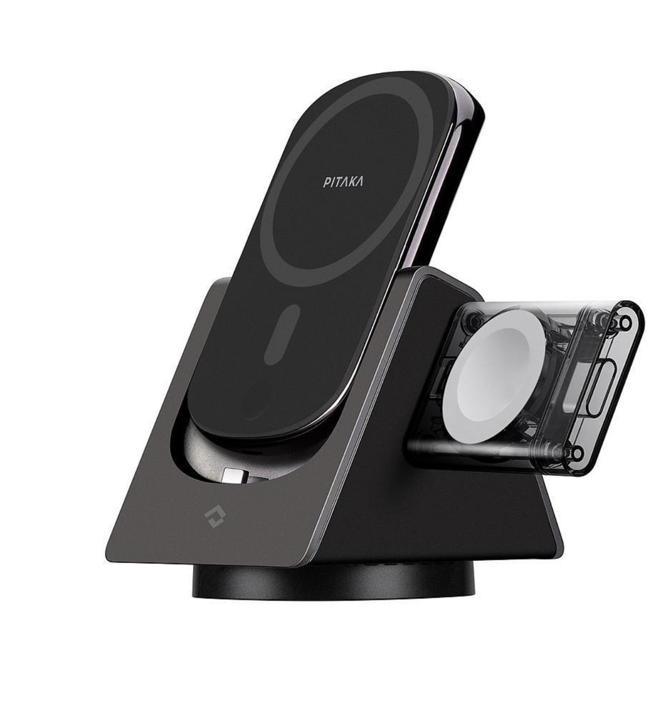 Pitaka MagEZ Slider 4-in1 Wireless Charger+Power Dongle for Apple Watch