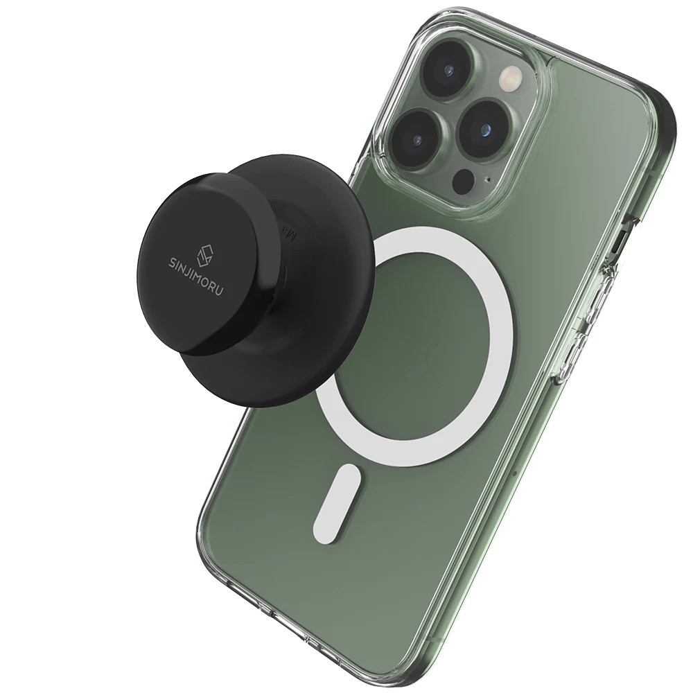 Sinjimoru M-Tok Magsafe Pop Grip (Black)