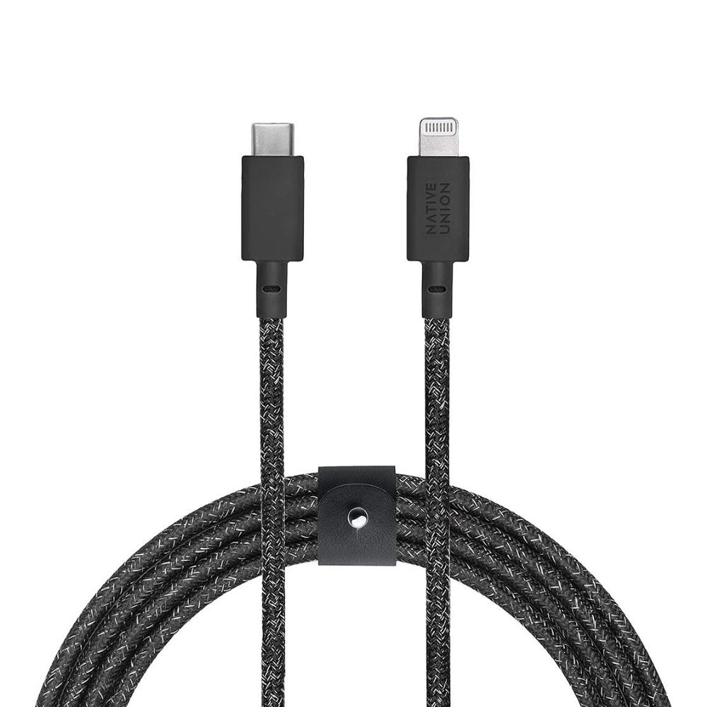 Native Union Belt Cable XL USB-C to Lightning 3m (Cosmos Black)