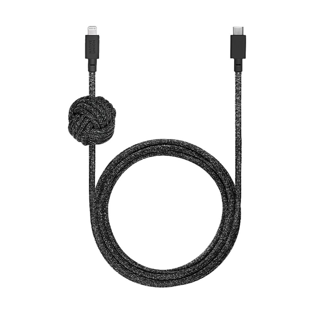 Native Union Night Cable USB-C to Lightning 3m (Cosmos Black)