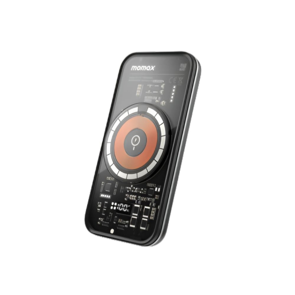 موماكس كيو ماج باور 13 بطارية متنقلة لاسلكية مغناطيسية 10000 مللي أمبير 