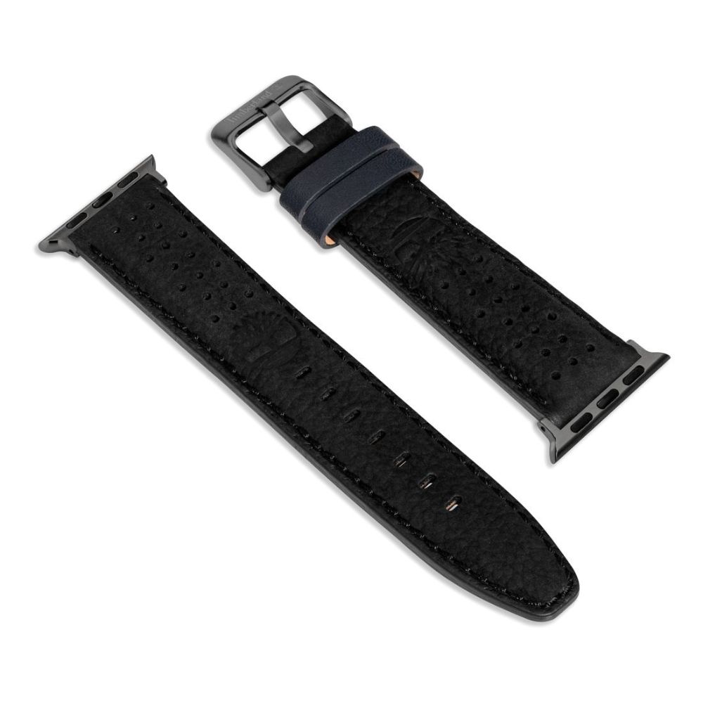 Timberland Daintree Leather Strap for Smart Watch 42/44/45/49mm (Black)