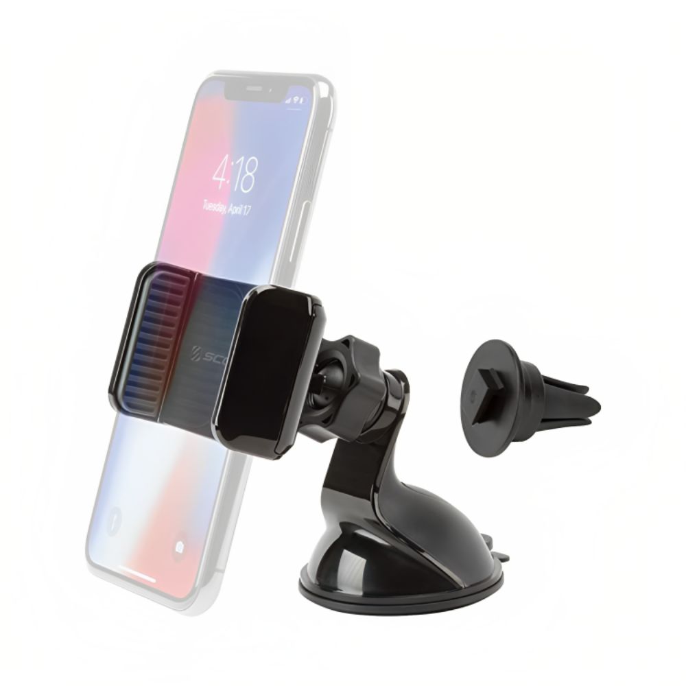 Scosche 2-in-1 Universal Car Mount with Vent Clips