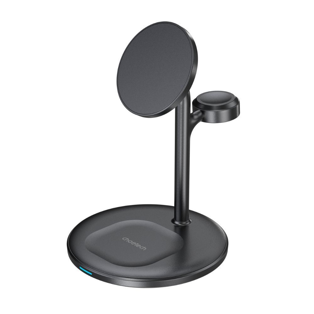 Choetech 3-in-1 Magnetic Wireless Charging Stand (Black)