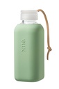 Squireme Y1 Glass Bottle with Silicone Sleeve 600ml (Mint Green)