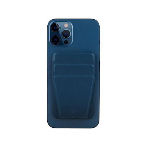 UNIQ Lyft Magnetic Snap-On Stand and Card Holder (Blue)