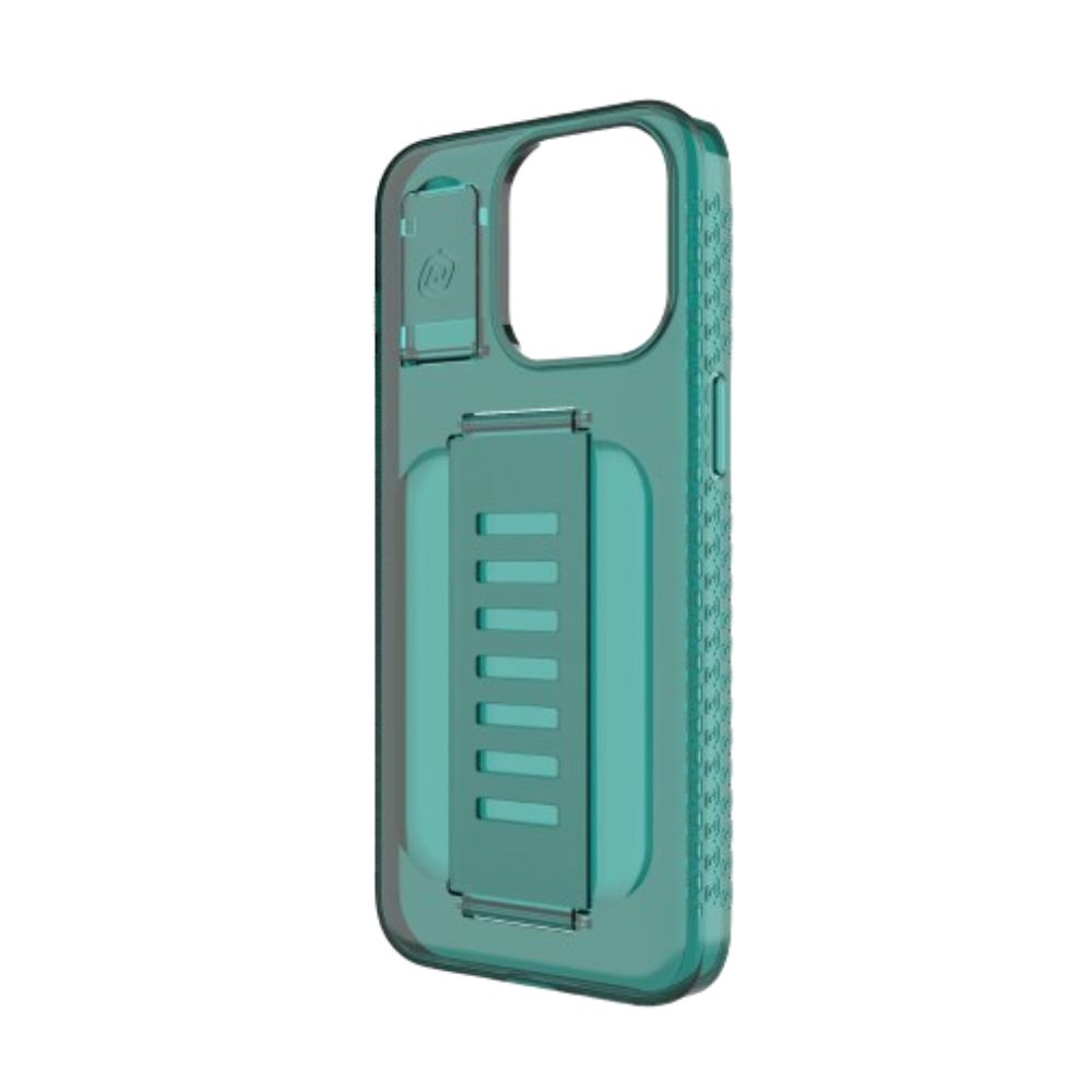 Grip2u Ultra Boost Case with Kickstand iPhone 15 Pro Max (Teal)