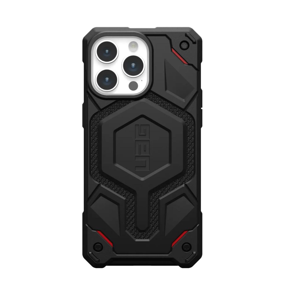 UAG Monarch Pro MagSafe Case for iPhone 15 Pro Max (Kevlar Black)