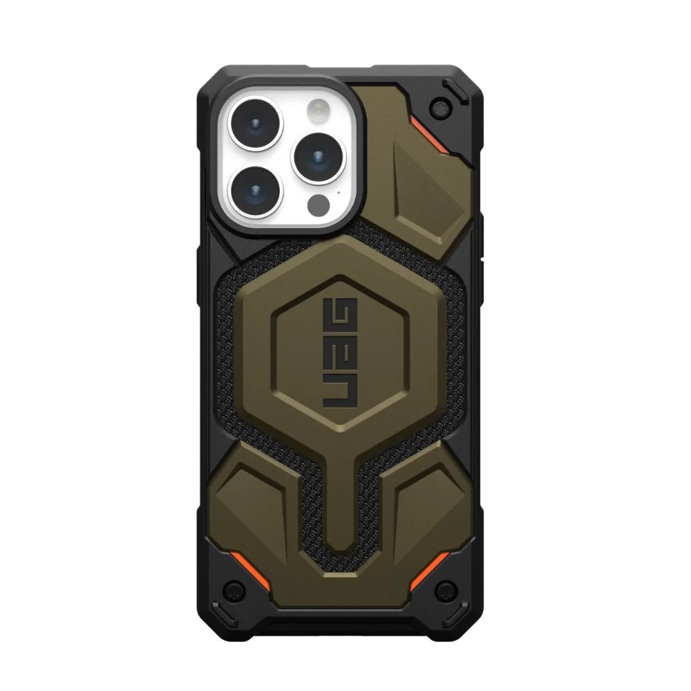 UAG Monarch Pro MagSafe Case for iPhone 15 Pro Max (Kevlar Green)