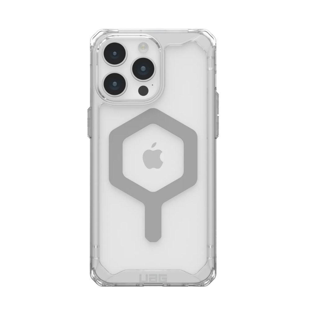 UAG Plyo MagSafe Case for iPhone 15 Pro Max (Ice/Silver)