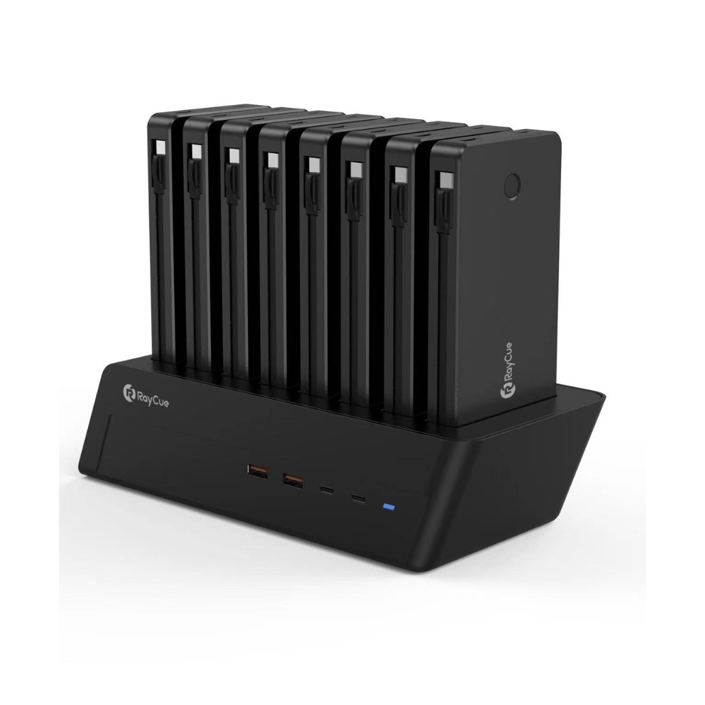 RayCue 8-in-1 Power Bank Charging Station 8000mAh PD20W