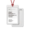 Elago iD4 ID Card Holder (White/Red)