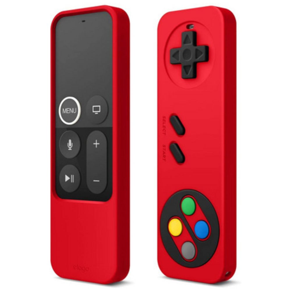Elago R4 Retro Case for Apple TV Siri Remote with Lanyard (Red)