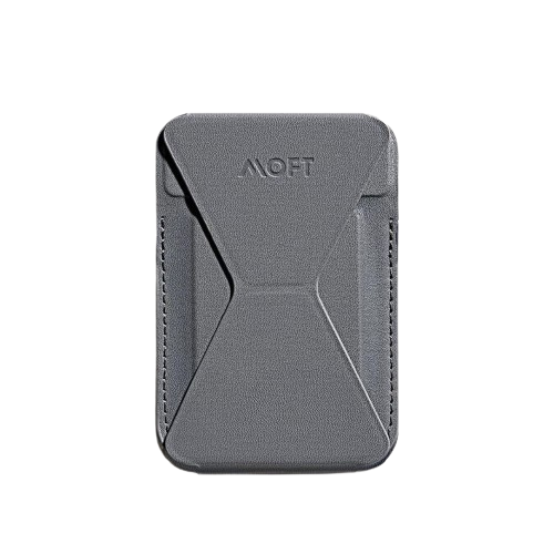 MOFT Snap-On MagSafe Stand & Wallet (Grey)