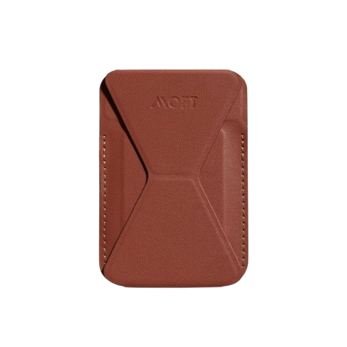 MOFT Snap-On MagSafe Stand & Wallet (Brown)