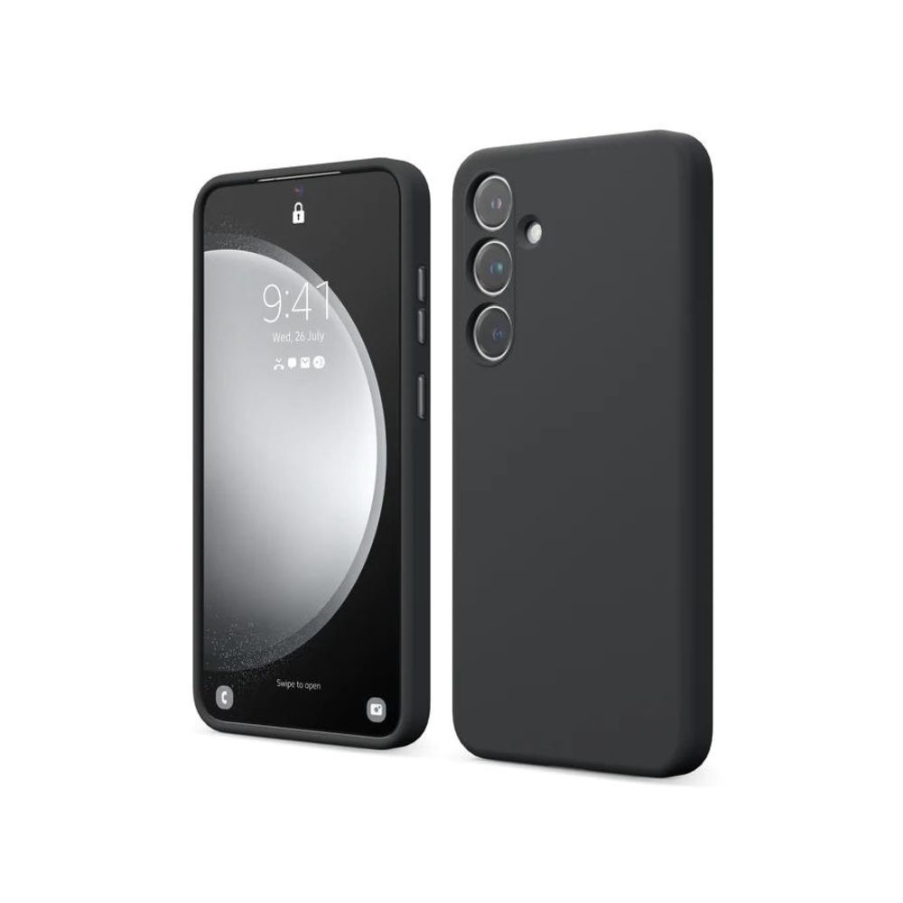 Elago Samsung Galaxy S24 Plus Liquid Silicone Case ( Black)