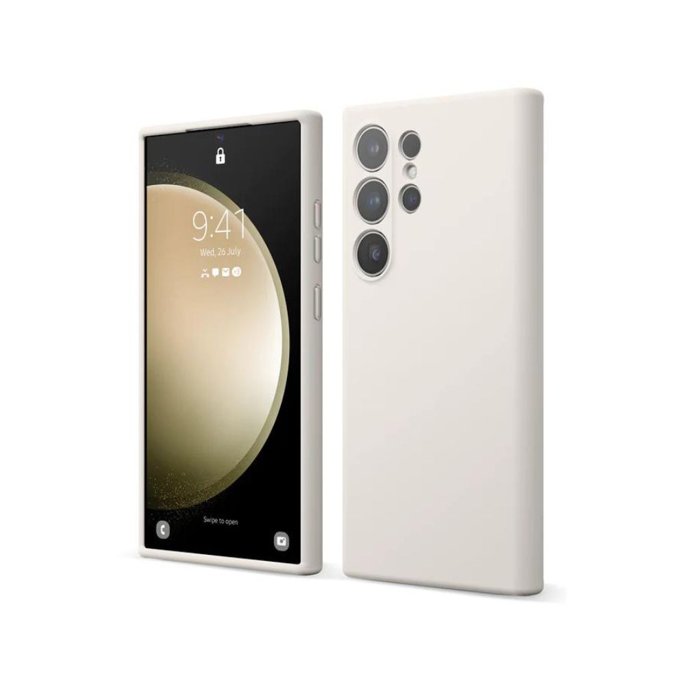 Elago Samsung Galaxy S24 Ultra Liquid Silicone Case (Stone)