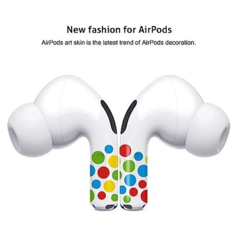 RockMax Skin for Airpods Pro 2/Pro (Colorful Dots)