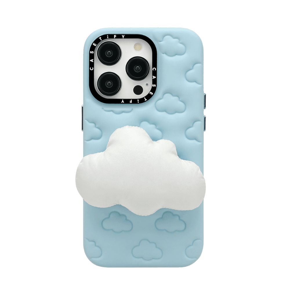 Casetify Grippy Case for iPhone 15 Pro Max (Marshmallow Cloud)