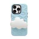 Casetify Grippy Case for iPhone 15 Pro Max (Marshmallow Cloud)