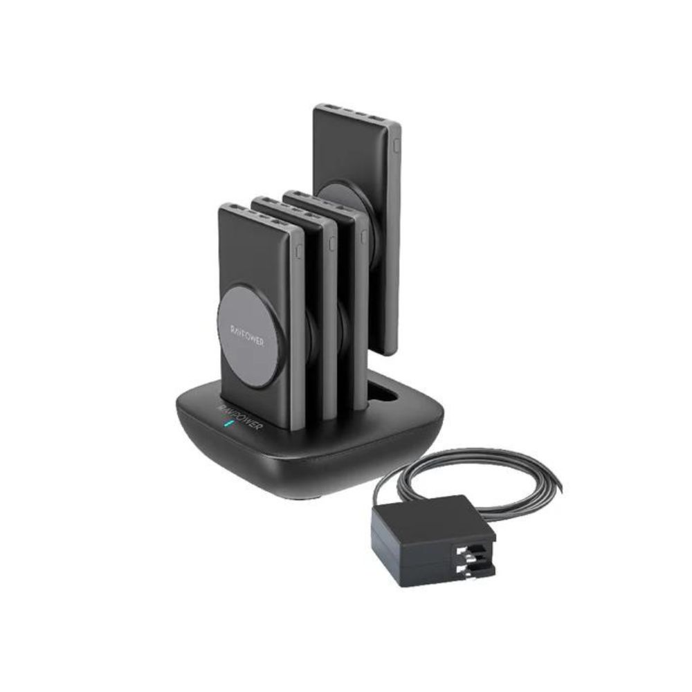 RAVPower Home charging combo Black 10000mah power bank x 4