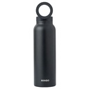 RINGO Water Bottle - 32 OZ/1 Litre -  MagSafe Screw Lid / MagSafe Booster Ring (Black)