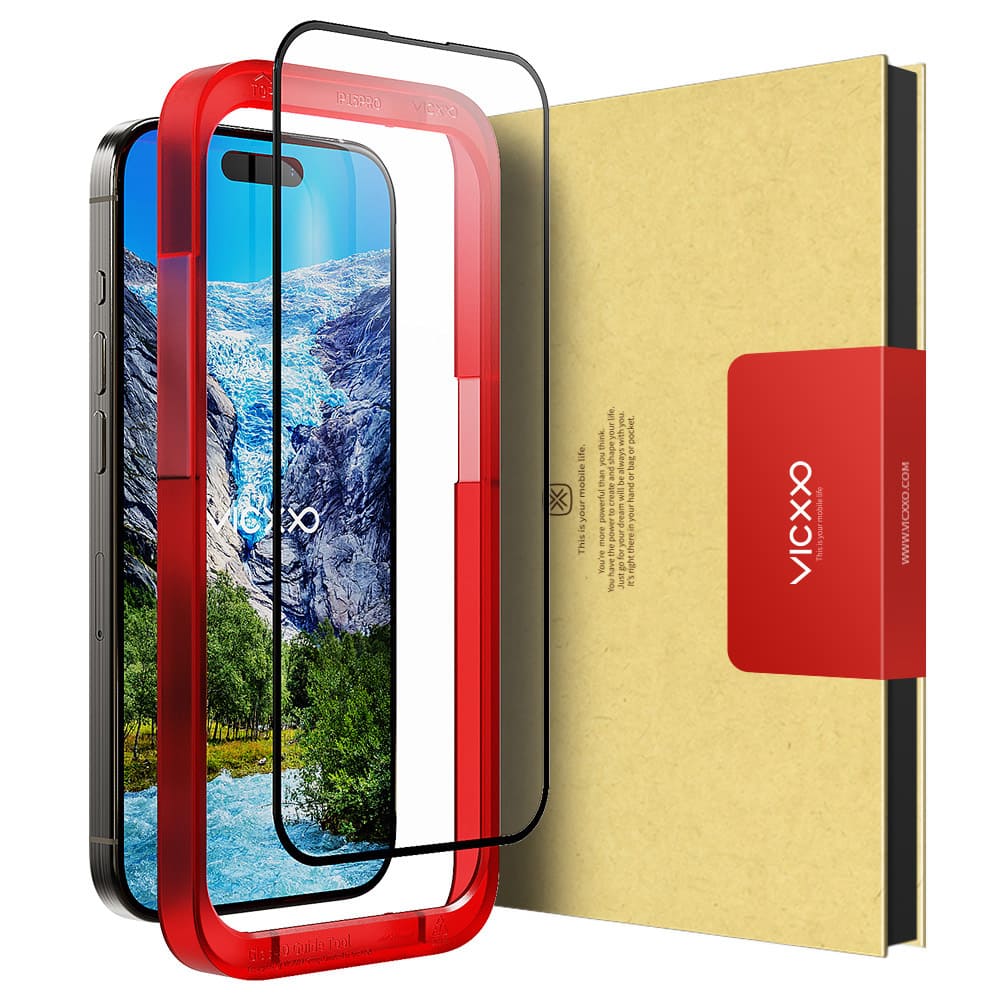 Vicxxo Screen Protector 4D for iPhone 13 Pro Max (Clear)