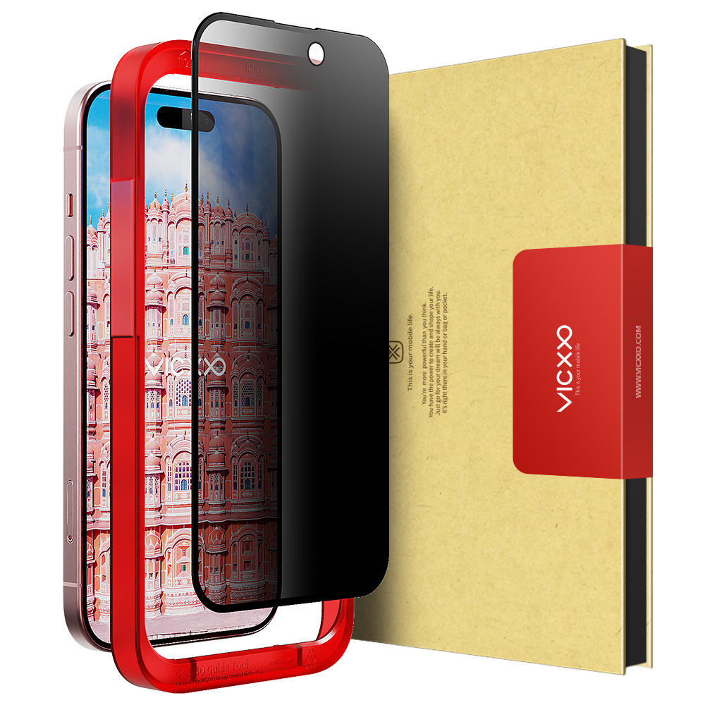 Vicxxo Screen Protector 4D for iPhone 12 Pro Max (Privacy)