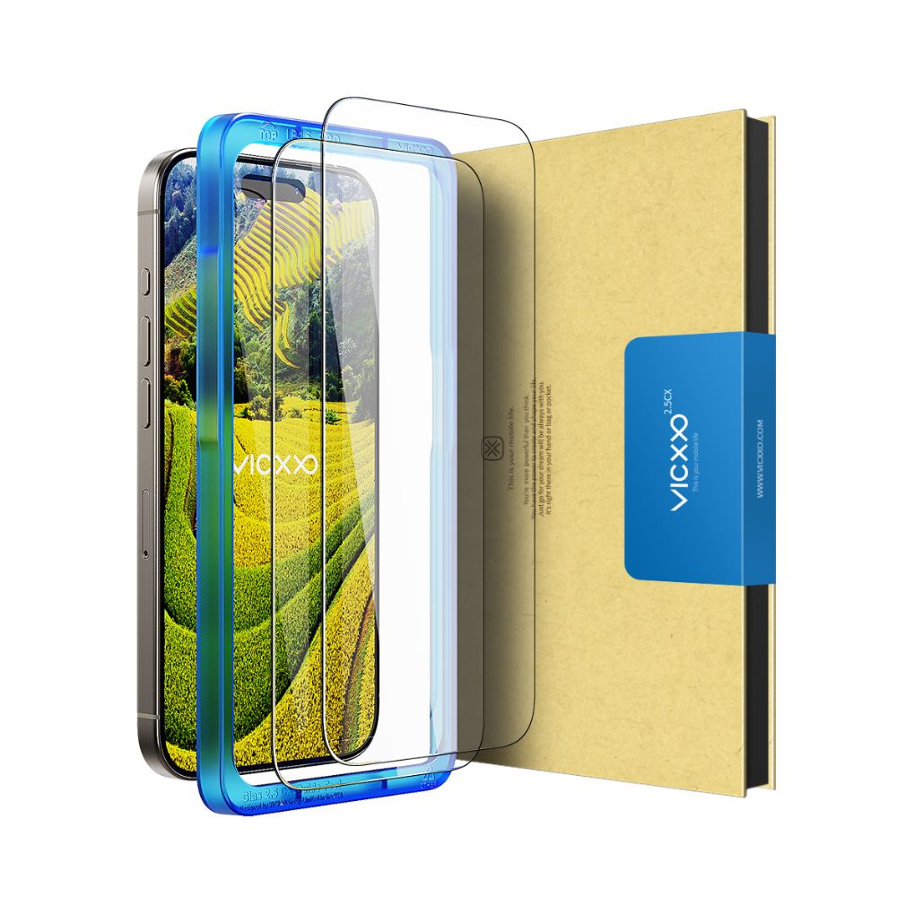 فيكسو كفر شاشة 2.5 سي اكس آيفون 15 برو (شفاف)