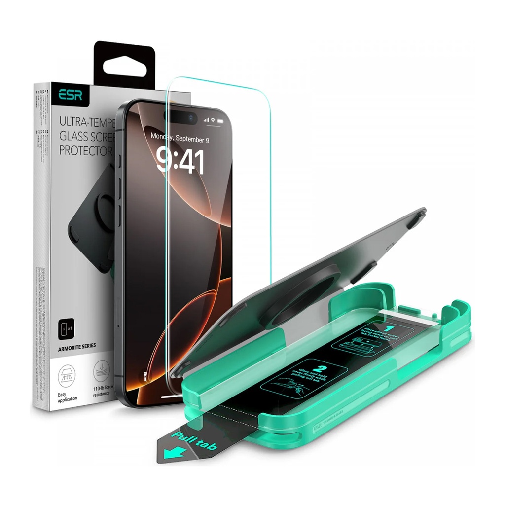 ESR Armorite Screen Protector for iPhone 16 Pro / 7 Pro(Clear)