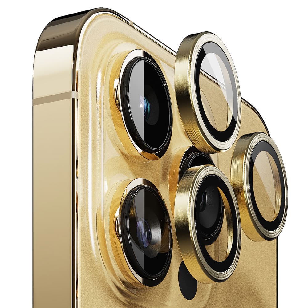 فيكسو كفر عدسة كاميرا 2.5 سي اكس آيفون 14 برو/برو ماكس (ذهب)